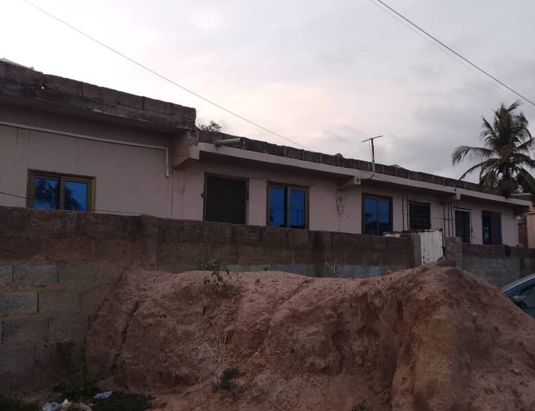 Land with six units of single room self contained for sale
