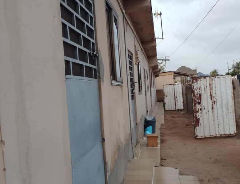 Land with six units of single room self contained for sale