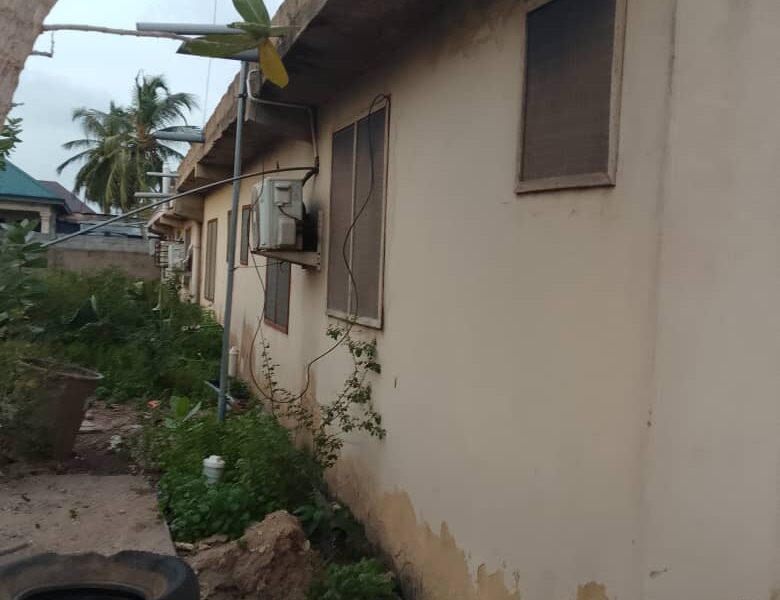 Land with six units of single room self contained for sale