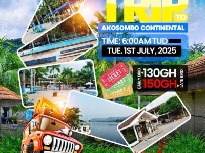 💃🏾💥 Trip To Akosombo 2025 –Continental EDITION🔥